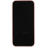 Housse iPhone 15 Pro Max - Coque en silicone souple avec MagSafe et protection pour caméra - Rose