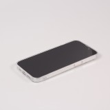 Housse iPhone 13 Pro Max - Cover silicone flexible funny cartoon seins tattoo - Transparent
