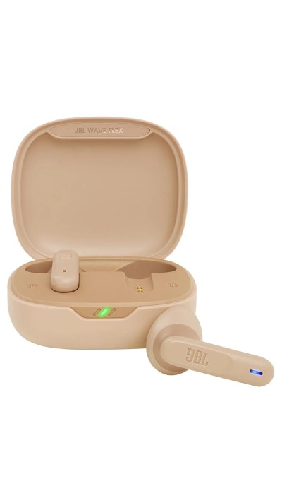 JBL Wave Flex TWS deep bass - écouteurs in-ear sans fil Bluetooth - Beige