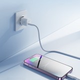 JOYROOM Mini chargeur USB-C 20W PowerDelivery fast charger + câble de charge USB-C vers Lightning - Noir