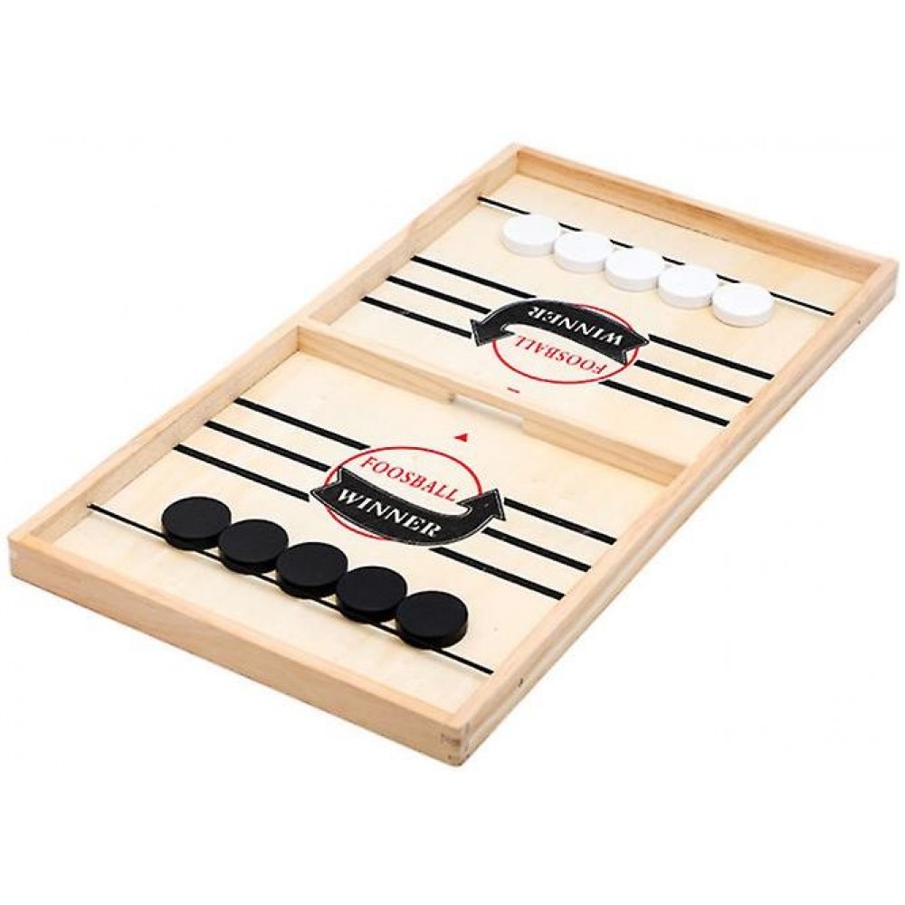 Foosball Tischspiel Hockey für unterhaltsame Spieleabende 1vs1 aus Holz