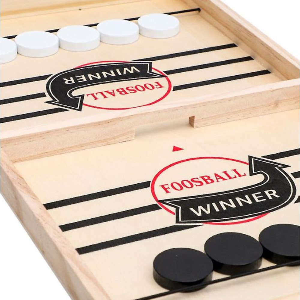 Foosball Tischspiel Hockey für unterhaltsame Spieleabende 1vs1 aus Holz