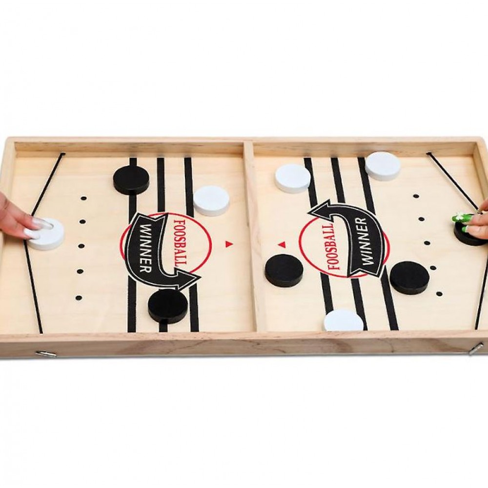 Foosball Tischspiel Hockey für unterhaltsame Spieleabende 1vs1 aus Holz