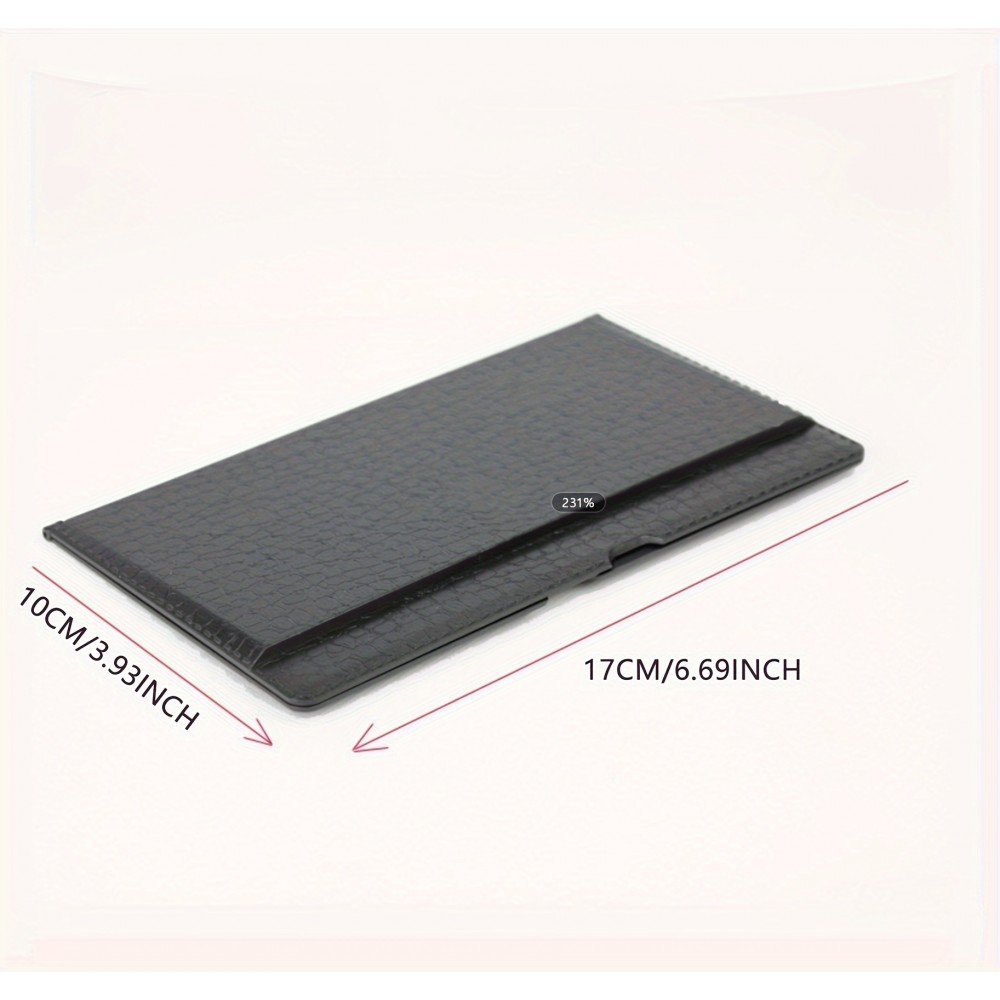 Jeu d'&eacute;checs format portefeuille pliable plat portable ultra compact facile &agrave; ranger avec pi&egrave;ces aimant&eacute;es