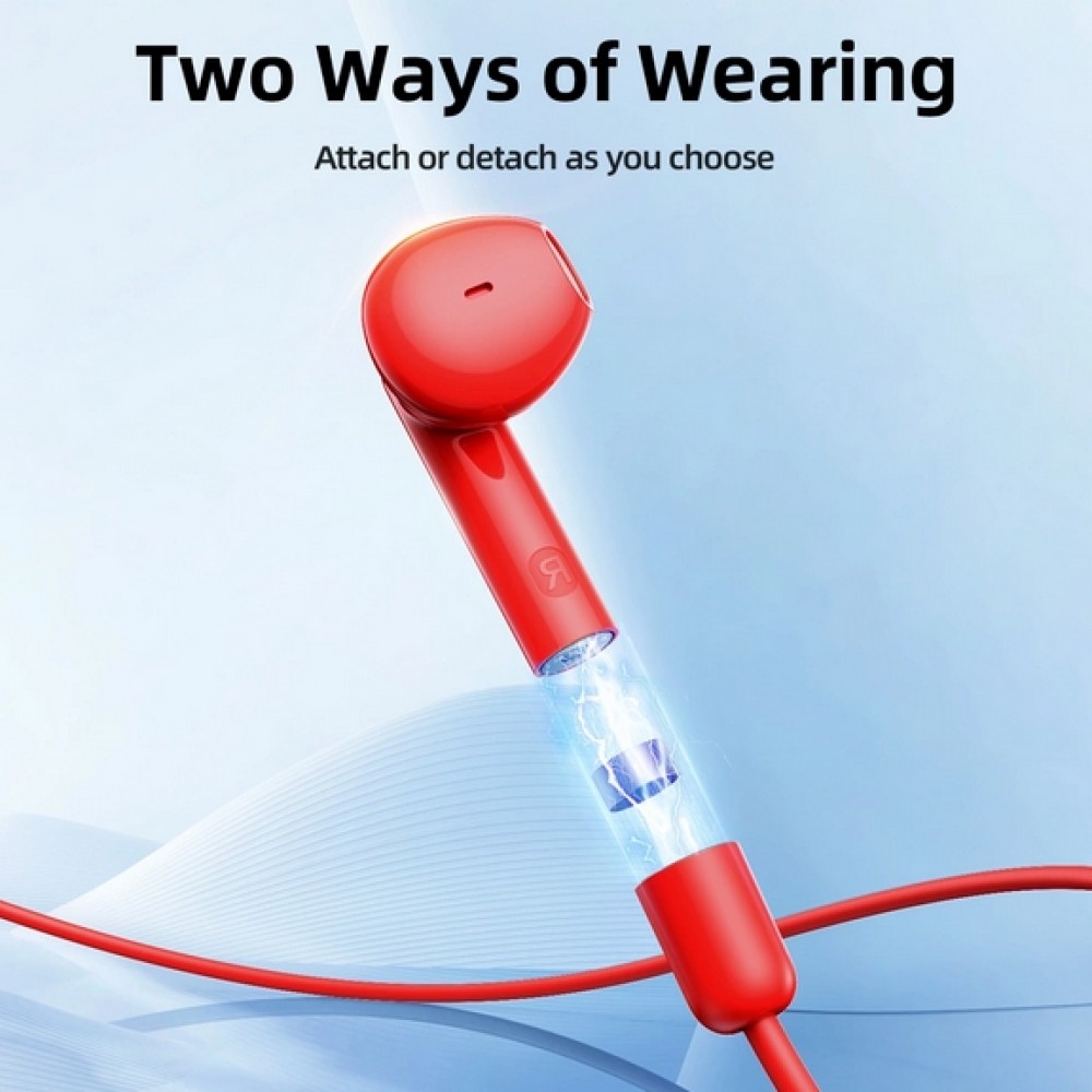 Joyroom JR-DS1 &eacute;couteurs In-Ears sport Bluetooth wireless - Rouge