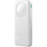 Joyroom 3 in 1 Powerbank mit 10000mAh Kapazit&auml;t clean Design 2x USB-A 2.4 & 1x USB-C (In+Out) - Weiss