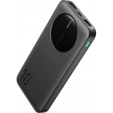 Joyroom Powerbank 3 en 1 avec capacit&eacute; de 10000mAh clean Design 2x USB-A 2.4 & 1x USB-C (In+Out) - Noir