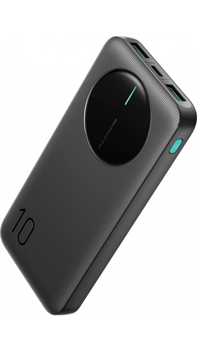 Joyroom Powerbank 3 en 1 avec capacité de 10000mAh clean Design 2x USB-A 2.4 & 1x USB-C (In+Out) - Noir