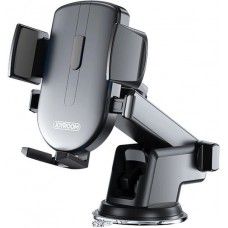 Joyroom support de téléphone (JR-OK3) de voiture avec bras télescopique et extensible fixation pare-brise - Noir