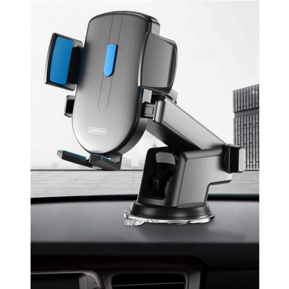 Joyroom support de téléphone (JR-OK3) de voiture avec bras télescopique et extensible fixation pare-brise - Noir