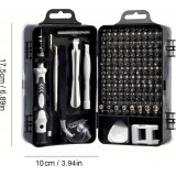 Kit de tournevis multifonction 115 en 1 avec embouts spéciaux et aimantation forte - Boite à outil professionnelle