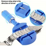 Kit outils r&eacute;paration montre (147 pi&egrave;ces) set d'horloger complet - Noir