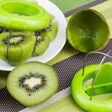 Kiwi découpeur & Extracteur de fruits - Outil de cuisine pour kiwis - Vert
