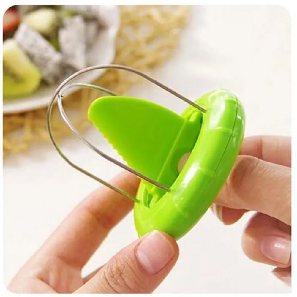 Kiwi découpeur & Extracteur de fruits - Outil de cuisine pour kiwis - Vert