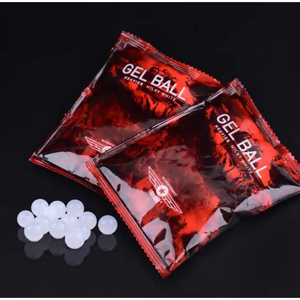 Lot billes eau bio dégradable non toxique pour pistolet à billes eau (4000 billes) - Bleu