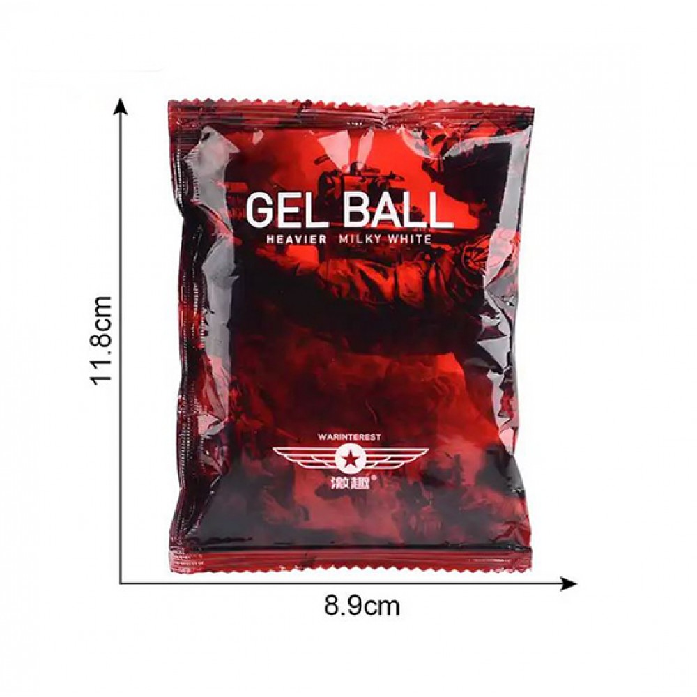 Lot billes eau bio dégradable non toxique pour pistolet à billes eau (4000 billes) - Bleu