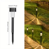 Lot de 10 lampes solaires à LED Ambience pour l'extérieur - Jardin - Balcon - Terrasse