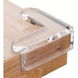 Lot de 12 protections pour coins de meuble en silicone idéal pour les bébés - Transparent