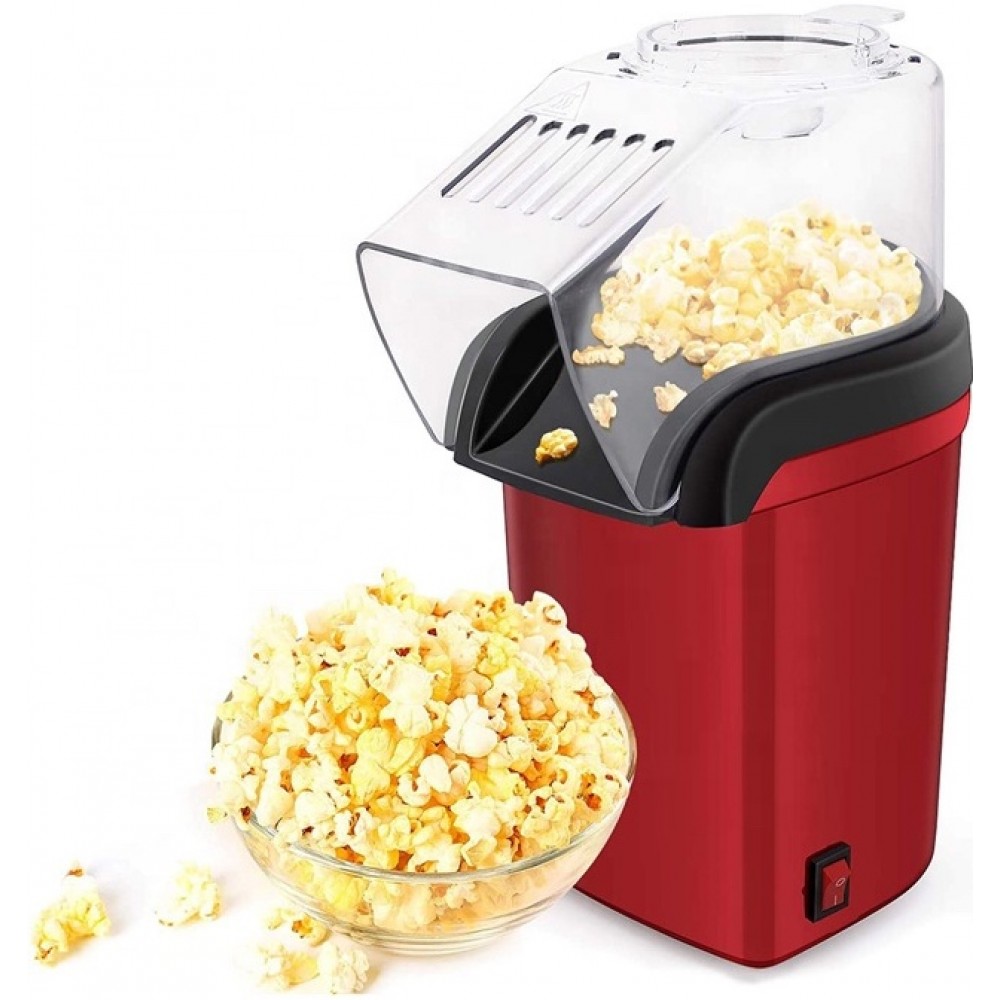 Machine à pop-corn style rétro vintage années 90 Popcorn maker pour la maison - Rouge