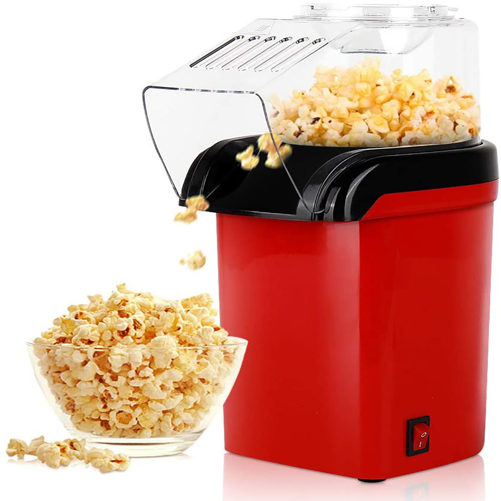 Machine à pop-corn style rétro vintage années 90 Popcorn maker pour la maison - Rouge