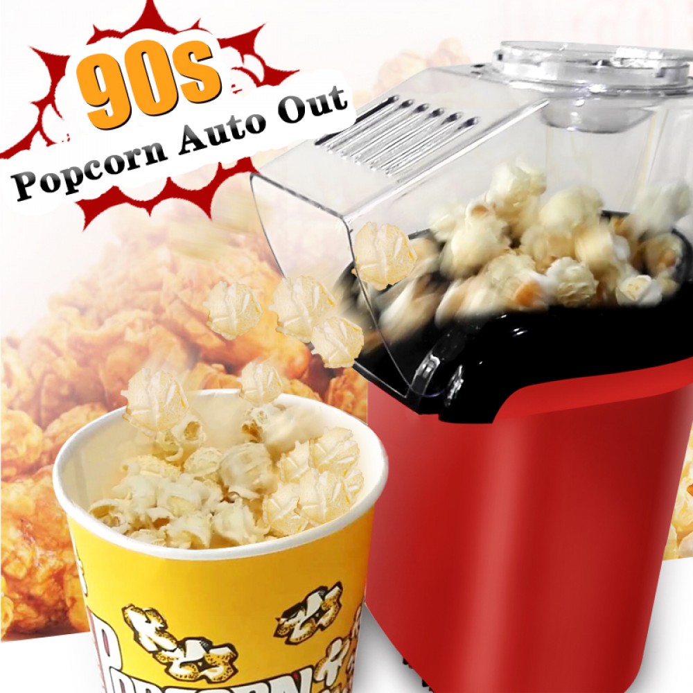 Machine à pop-corn style rétro vintage années 90 Popcorn maker pour la maison - Rouge