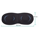 Reise Schlafmaske 3D Flugzeug - Schaum/Stoff bequem und leicht - Blau