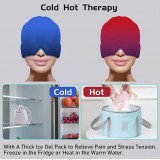 Masque / bonnet universel anti-migraine thérapie froid et chaud pour adulte - Violet
