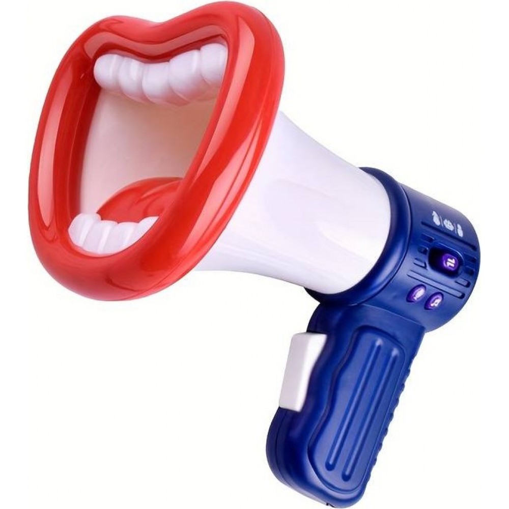 Mégaphone modificateur de voix drôle et portable - Amplificateur de voix à grande bouche