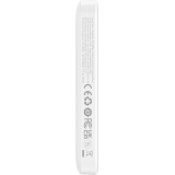 Mini batterie Externe Baseus MagSafe 6000mAh 20W avec Câble USB-C Power Bank - Blanc
