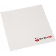Mini chiffon microfibre suède (200g/m2 - 10 x 10 cm) pour nettoyage écran/téléphone - PhoneLook - Blanc