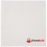 Mini chiffon microfibre suède (200g/m2 - 10 x 10 cm) pour nettoyage écran/téléphone - PhoneLook - Blanc