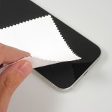 Mini chiffon microfibre suède (200g/m2 - 10 x 10 cm) pour nettoyage écran/téléphone - PhoneLook - Blanc