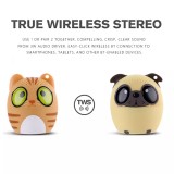 Mini enceinte speaker portable légère avec Bluetooth sans fil en forme d’animal - Chat