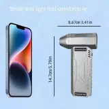 Mini souffleur haute pression - Ventilateur Turbo Portable (130000 tours/min) - Noir