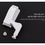 Module charnière de porte à lumière LED pour l'éclairage dans meubles et tiroirs (1 pièce) - Gris