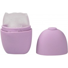 Ice face roller cryothérapie en silicone pour massage anti-âge et fatigue - Violet