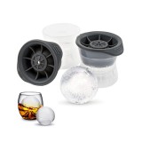 Moule à glaçon boule géante silicone pour cocktails & longdrinks - Noir