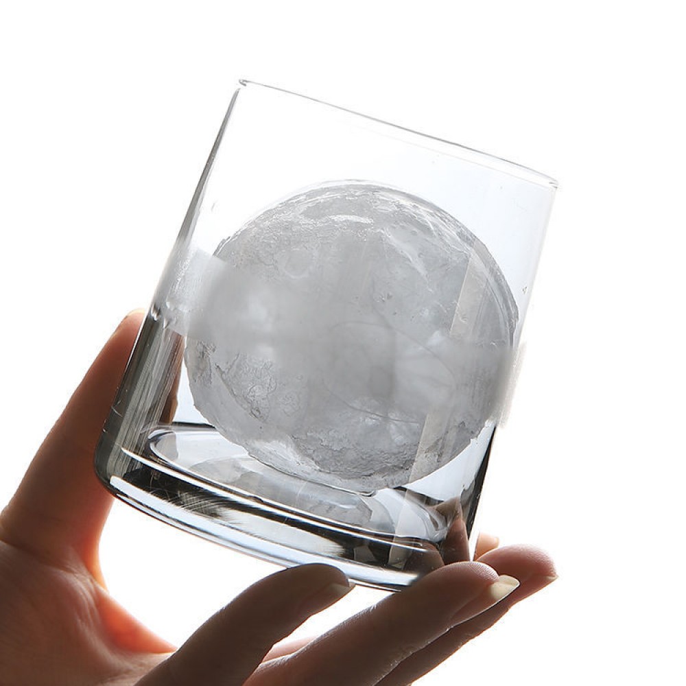 Moule à glaçon boule géante silicone pour cocktails & longdrinks - Noir