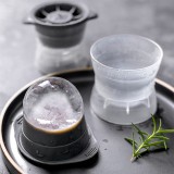 Moule à glaçon boule géante silicone pour cocktails & longdrinks - Noir