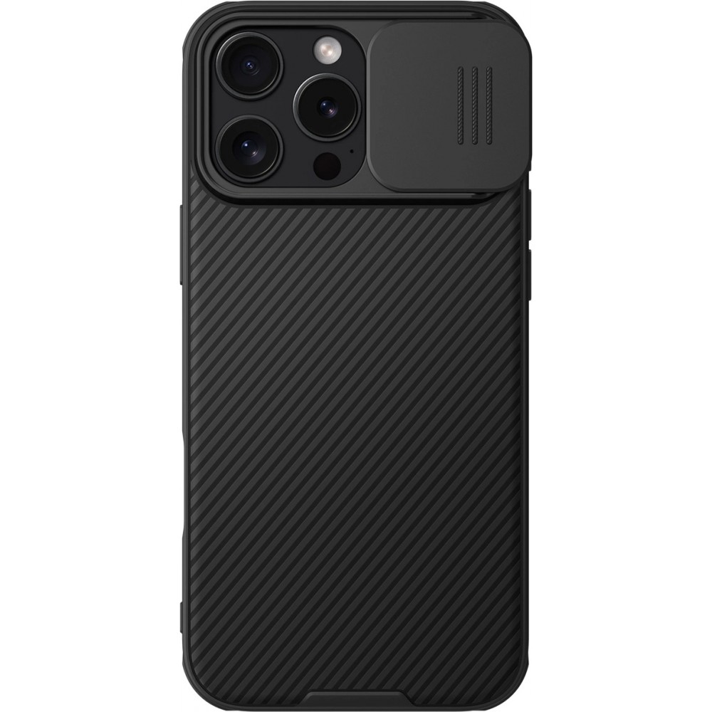 Coque iPhone 16 Pro Max - Nillkin CamShield Pro Magnetic Case avec MagSafe - Noir