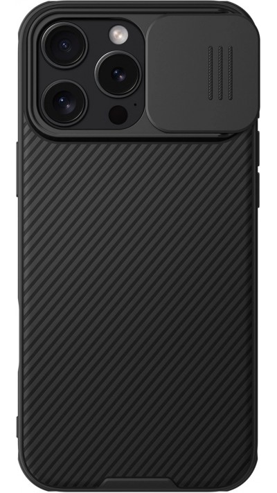 Coque iPhone 16 Pro Max - Nillkin CamShield Pro Magnetic Case avec MagSafe - Noir