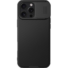Coque iPhone 16 Pro - Nillkin CamShield Pro Magnetic Case avec MagSafe - Noir