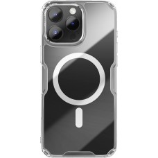 Coque iPhone 16 Pro - Nillkin Magnetic Nature Pro avec MagSafe - Transparent
