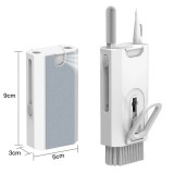 Outil de nettoyage 8 en 1 pour écouteurs (AirPods), téléphone et clavier - Blanc