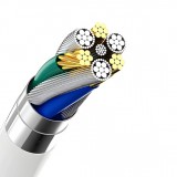 Pack chargeur adaptateur USB-A 10W + c&acirc;ble USB-A 2.1A vers USB-C Dudao - Blanc