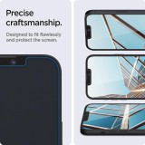 Pack de 2 vitres de protection Spigen Glas.tR EZ Fit avec système d'installation facile - iPhone 13 / 13 Pro / 14 / 16e