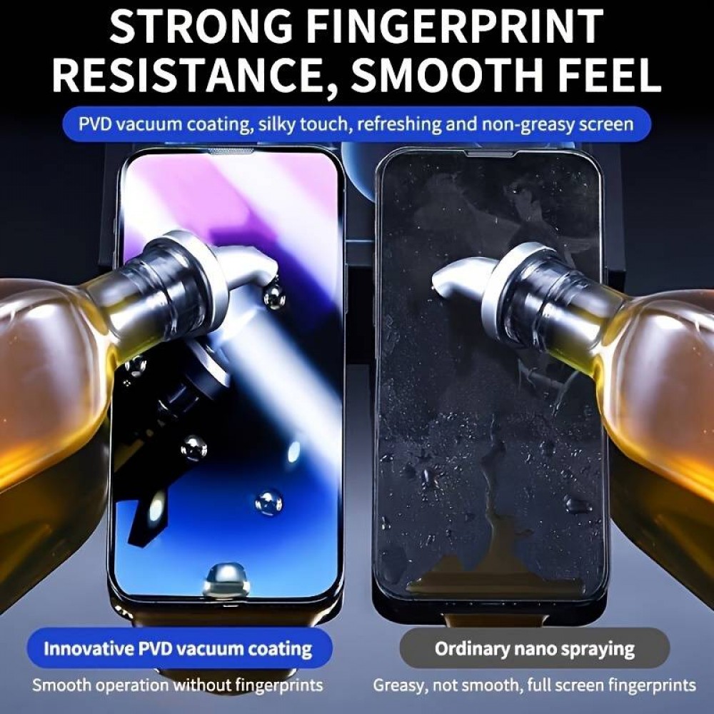 Pack de 2 vitres de protection anti-espion avec kit d'installation automatique rapide et anti-poussière - iPhone 14 Pro Max