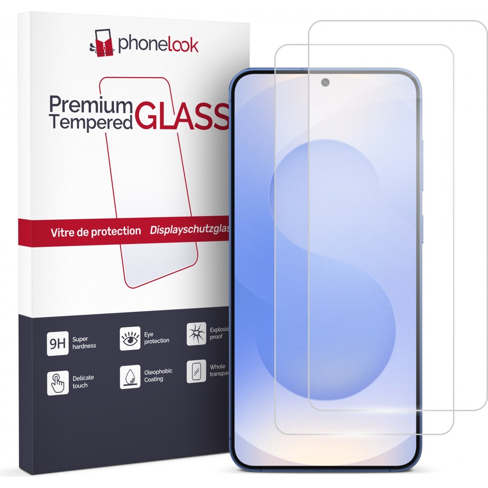 Pack de 2 vitres de protection d'écran en verre trempé - Galaxy S25 Ultra