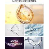 Pack de 4 masques hydratants bio-collagène acide hyaluronique nicotinamide tous types de peau
