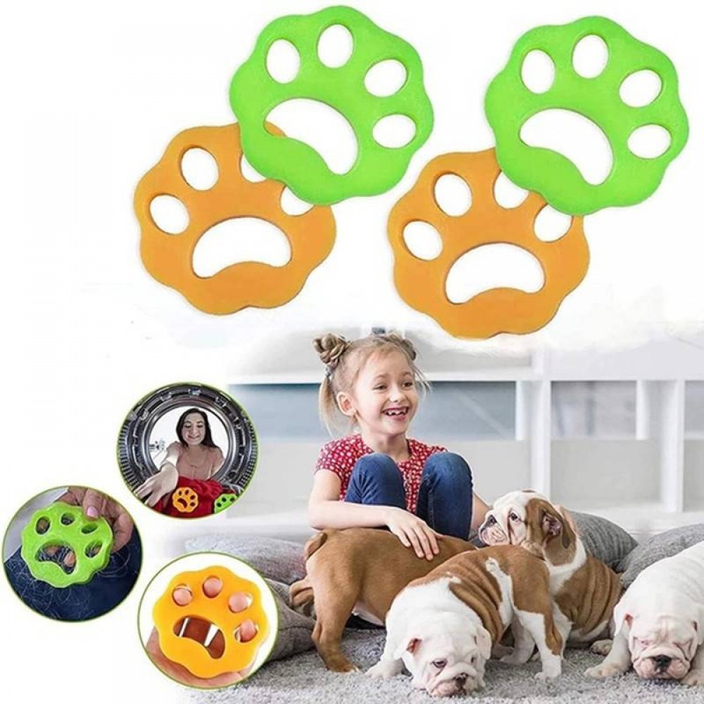 Patte adhésive enlève poils d'animaux - Orange
